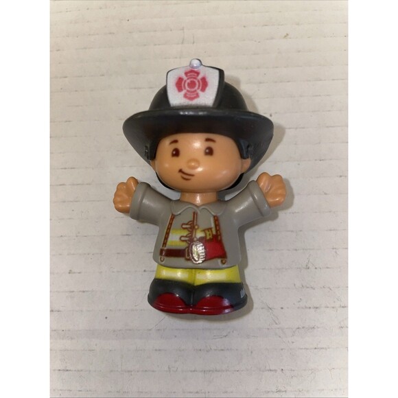 Little People Fisher Price Figure Lot of 5 Firefighter Boys Girls - Picture 7 of 13